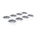 KIT PLAQUE SILICONE - 8 tartelettes blossom Ø 70xht20 mm - 47ml