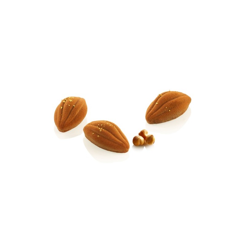PLAQUE SILICONE 300X175 - 16 cabosses cacao 50x28xht19 mm - 12.5ml