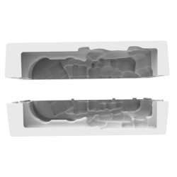 MOULE SILICONE - 1 bûche pôle nord 210x87xht80 mm - 940ml