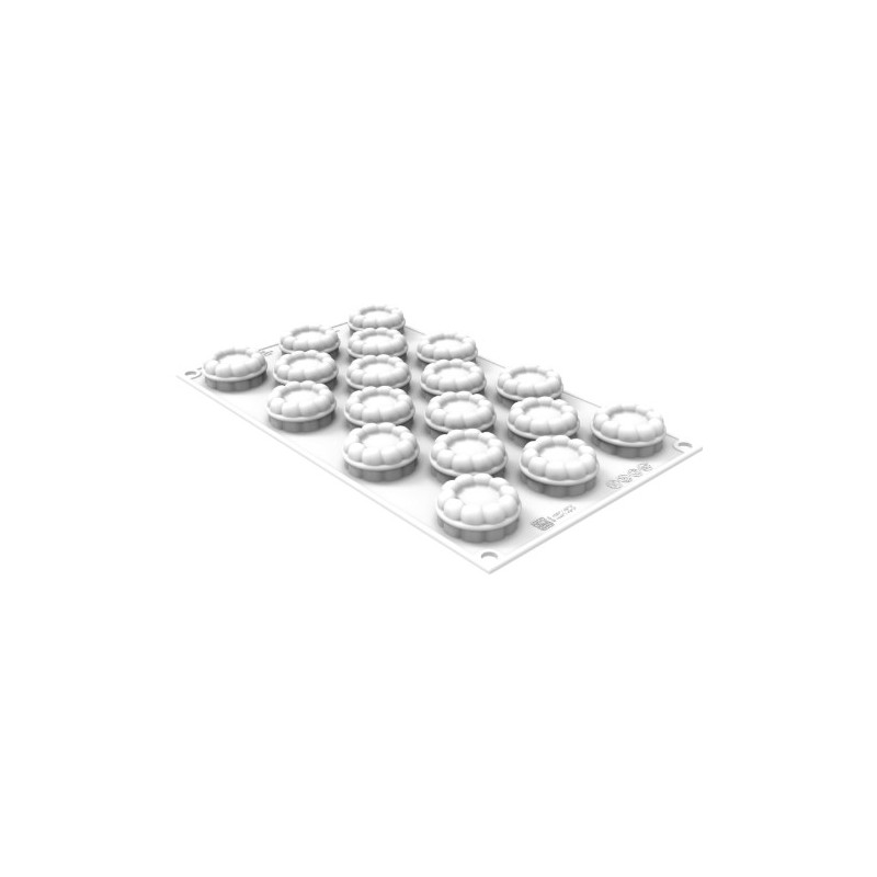 PLAQUE SILICONE 300X175 - 18 charlottes Ø 38xht18 mm - 16ml