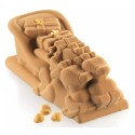 MOULE SILICONE - 1 bûche pôle nord 210x87xht80 mm - 940ml