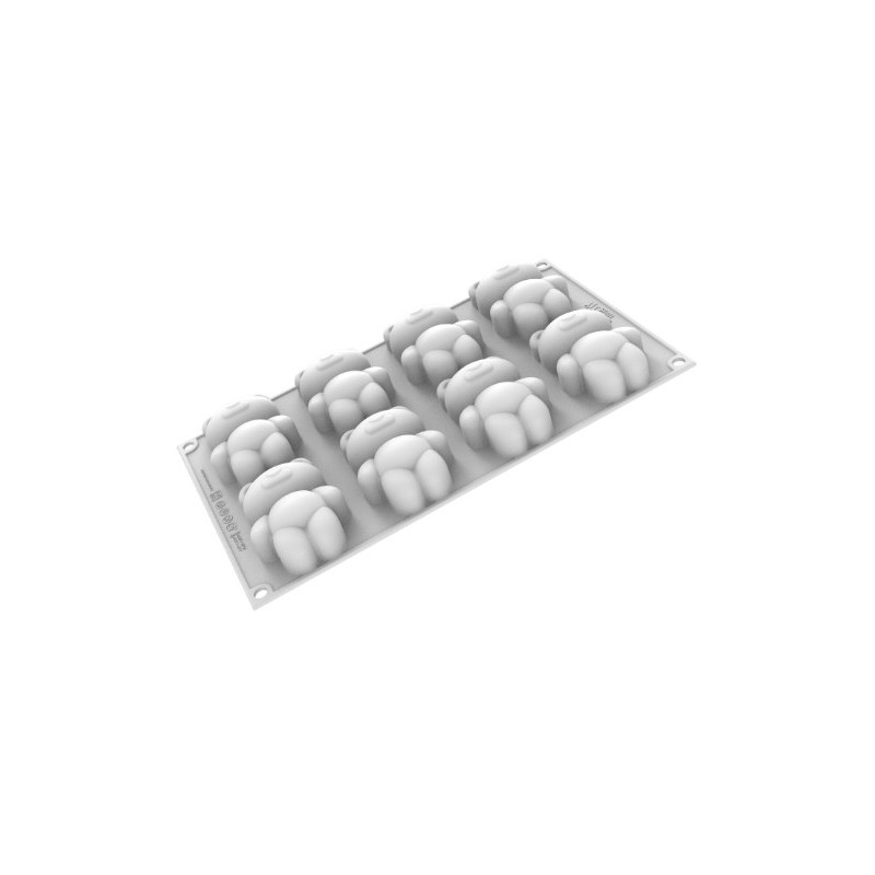 PLAQUE SILICONE 300X175 - 8 oursons 79x56xht27 mm - 68ml