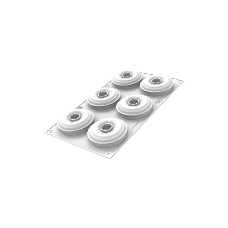 PLAQUE SILICONE 300X175 - 8 sara Ø 75xht30 mm - 98ml