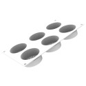 PLAQUE SILICONE 300X175 - 6 roses valentine Ø 70xht30 mm - 111ml