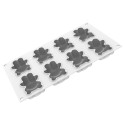 PLAQUE SILICONE 300X175 - 8 oursons 79x56xht27 mm - 68ml