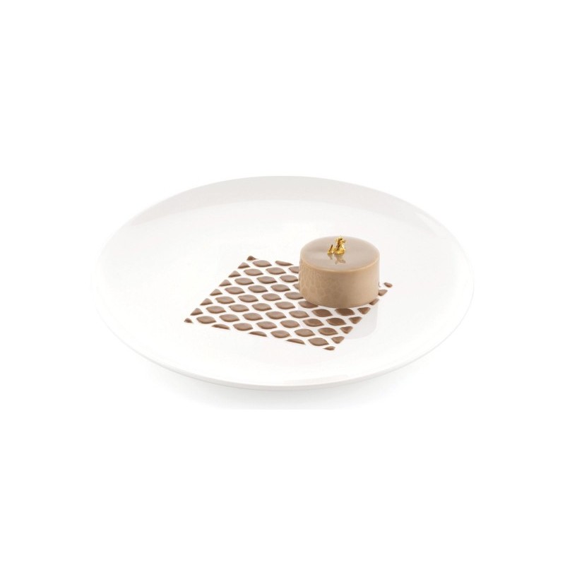 POCHOIR SILICONE - Motif alambra 100x100xht1 mm (lot de 2)