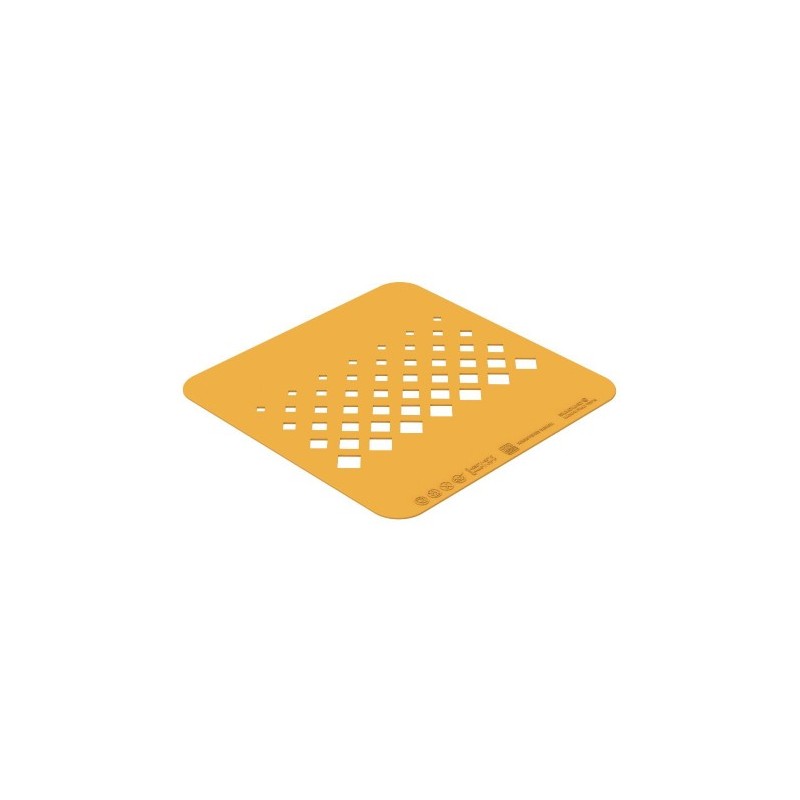 POCHOIR SILICONE - Motif losanges 137x72xht1 mm (lot de 2)