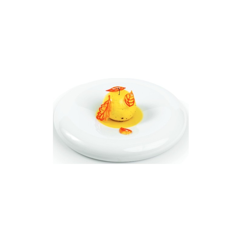PLAQUE SILICONE 470X270 - 56 feuilles taïga - 3 tailles différentes