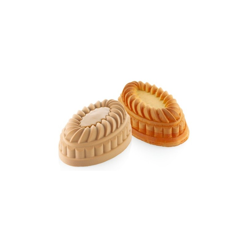 MOULE SILICONE PLEINCOEUR - GM ovale 176x104xht60 mm - 665ml