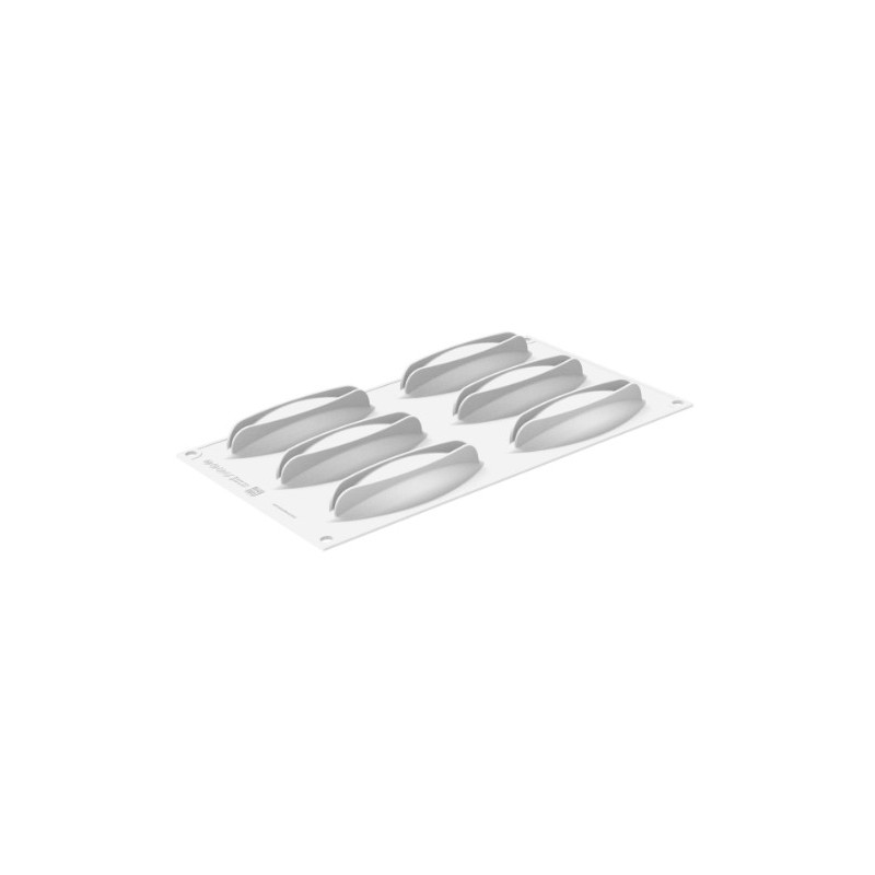 MOULE SILICONE - Cabosse dim 120x40xht20 mm - 39ml (kit tarte)