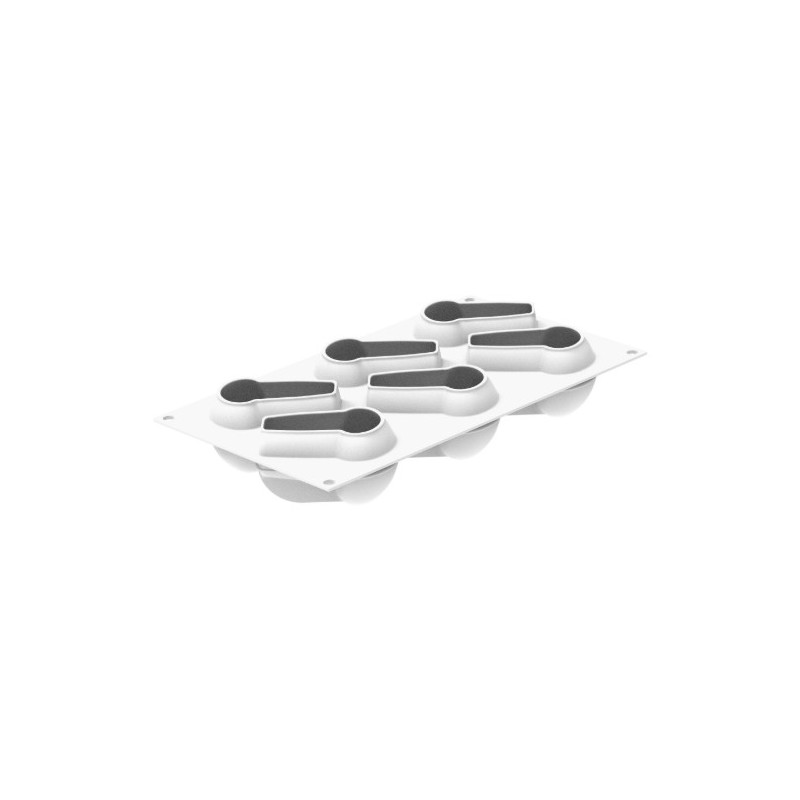 PLAQUE SILICONE 300X175 - 6 babas 90x62xht55 mm - 145ml