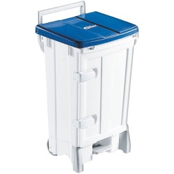 POUBELLE PLASTIQUE PEDALE + PORTE