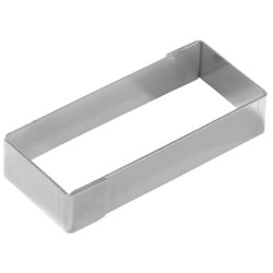 RECTANGLE A TARTE INOX HT 20 MM