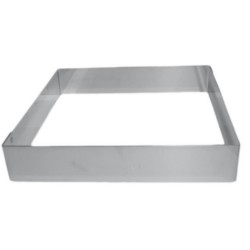 CARRE POUR MOUSSE INOX HT 45 MM
