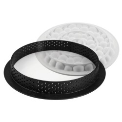 KIT MOULE SILICONE - 1 tarte bubble Ø 190xht20 mm - 370ml