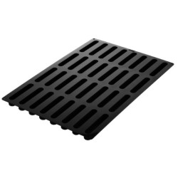PLAQUE SILICONE 600X400 - 32 fashion cakes 130x25xht25.5 mm - 80ml