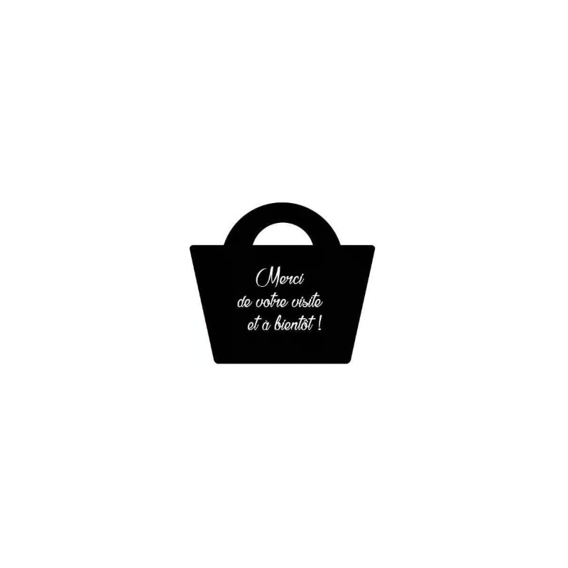 PANCARTE ouvert.../Merci de votre visite 200X200 mm - avec fil + 1 fe