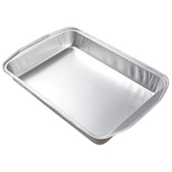 MOULE ALU JETABLE PLAT TRAITEUR - 320x225xht60 mm - 3100 ml (x100)