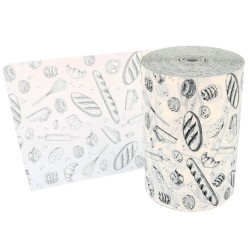 BOBINEAU DE COMPTOIR KRAFT BLANC - IMPRIME PAINS - 270 MM - 30g