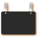 ARDOISE NEUTRE NOIRE 150X100 mm - 2 petites pattes (lot de 10)