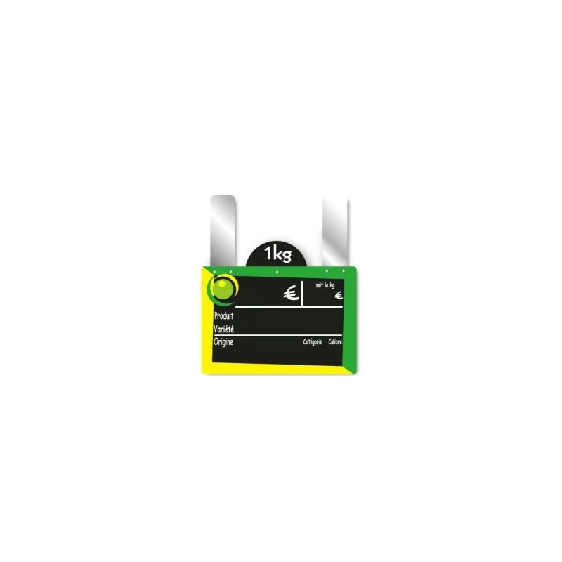 ARDOISE EUROARDOISE VOC 200X150 mm - disque poids en haut, grandes pa