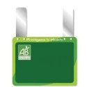 ETIQUETTE BIO NEUTRE 150x100 mm - sans roulettes, Gdes pattes (lot de