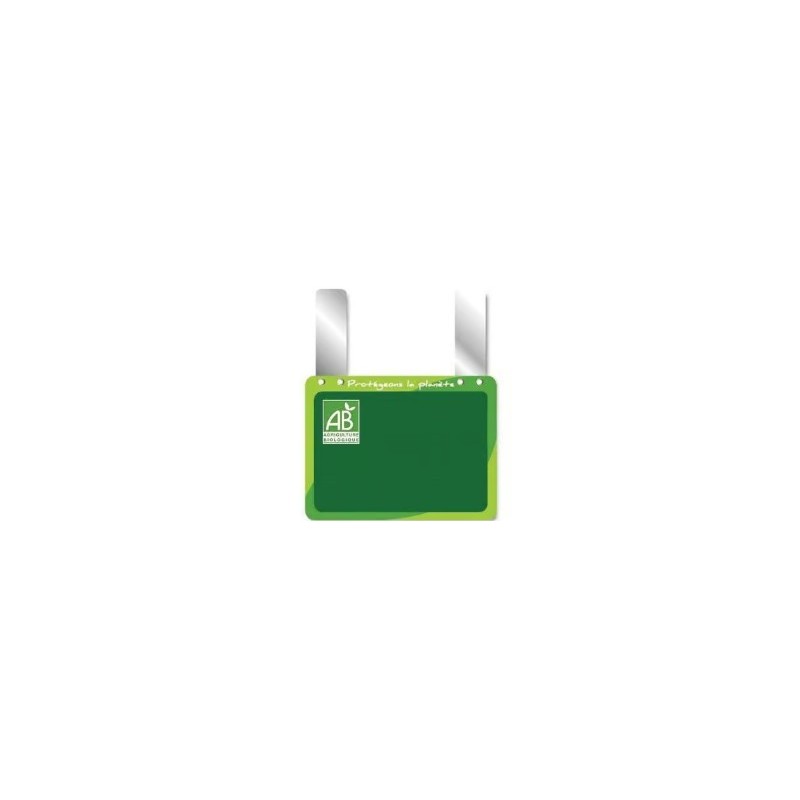 ETIQUETTE BIO NEUTRE 200x150 mm - sans roulettes, Gdes pattes (lot de
