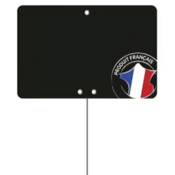 ETIQUETTE PRODUIT FRANÇAIS 150x100 mm - sans roulettes, pique inox (l