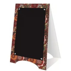 CHEVALET PONDICHERY 60x100 mm - neutre + découpe, 1 pliage (lot de 10