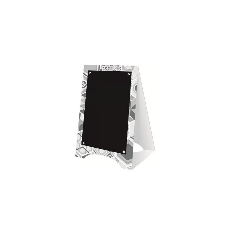 CHEVALET PARIS 60x100 mm - neutre + découpe, 1 pliage (lot de 10)