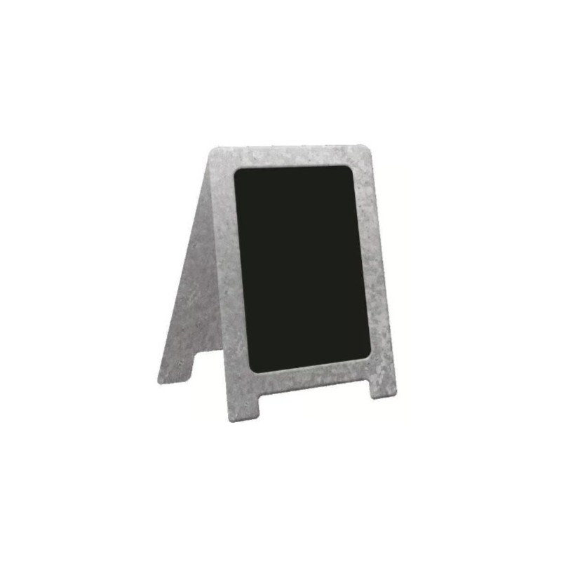 CHEVALET GALVA 200x300 mm - neutre + découpe, 1 pliage (lot de 3)