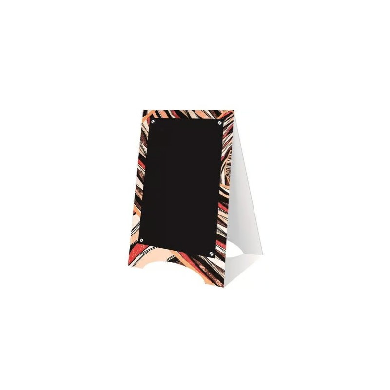 CHEVALET PORTOFINO 140x230 mm - neutre + découpe, 1 pliage (lot de 3)