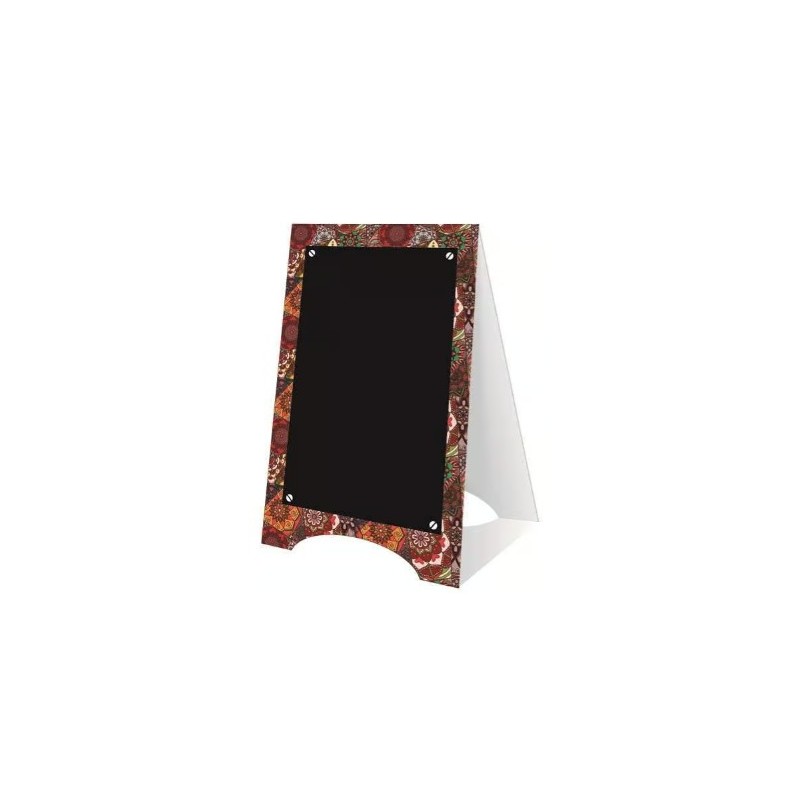 CHEVALET PONDICHERY 140x230 mm - neutre + découpe, 1 pliage (lot de 3