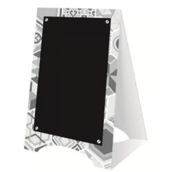CHEVALET PARIS 140x230 mm - neutre + découpe, 1 pliage (lot de 3)