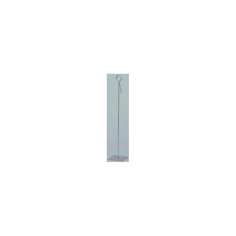 PORTE-PANCARTE INOX - hauteur 470 mm (lot de 3)