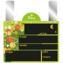 ETIQUETTE FARANDOLE 150x110 mm - VOCC, disque poids, grandes pattes (