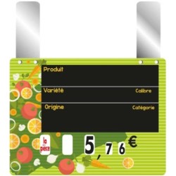 ETIQUETTE FARANDOLE 150x100 mm - VOCC, à roulettes, grandes pattes (l