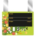 ETIQUETTE FARANDOLE 200x150 mm - VOCC, à roulettes, grandes pattes (l