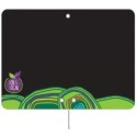 ETIQUETTE BON ET LOCAL 200x150 mm - neutre, pique inox (lot de 10)