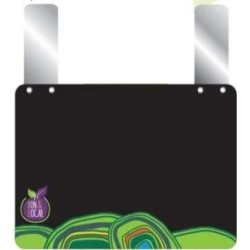 ETIQUETTE BON ET LOCAL 150x100 mm - neutre, grandes pattes (lot de 10
