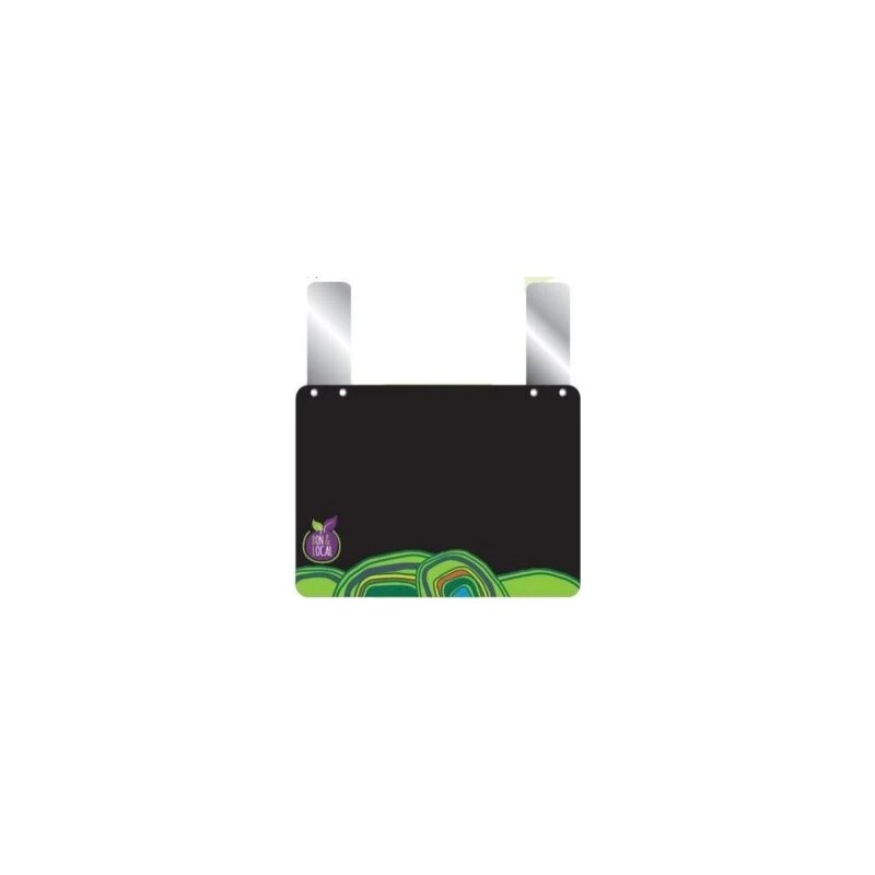 ETIQUETTE BON ET LOCAL 150x100 mm - neutre, grandes pattes (lot de 10