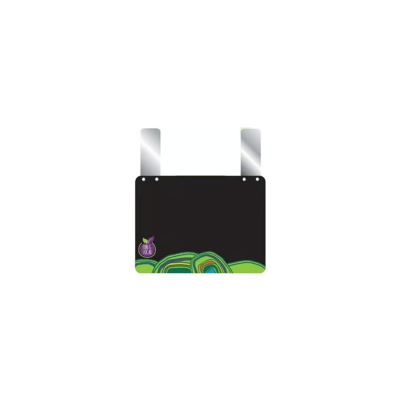 ETIQUETTE BON ET LOCAL 200x150 mm - neutre, grandes pattes (lot de 10
