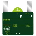 ETIQUETTE CONSOMMER LOCAL…FRANCE 200x150 mm - neutre, grandes pattes 