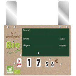 ETIQUETTE SIMPLT BIO 200x150 mm - VOCC, roulettes, grandes pattes (lo