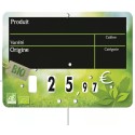 ETIQUETTE BIO FRAIS F&L VOC 200x150 mm – à roulettes, pique inox (lot