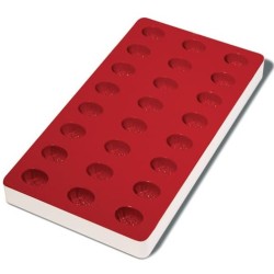 PLAQUE SILICONE 180X335 - Pâte de fruit ananas 33x23xht18 mm - 9ml