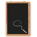 Tableau noir 300x400 mm, cadre baguette agrafée