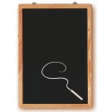 Tableau noir 400x600 mm, cadre baguette agrafée