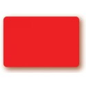 ÉTIQUETTE 100x70 mm fluo rouge, sans roulettes, sans attachement (lot