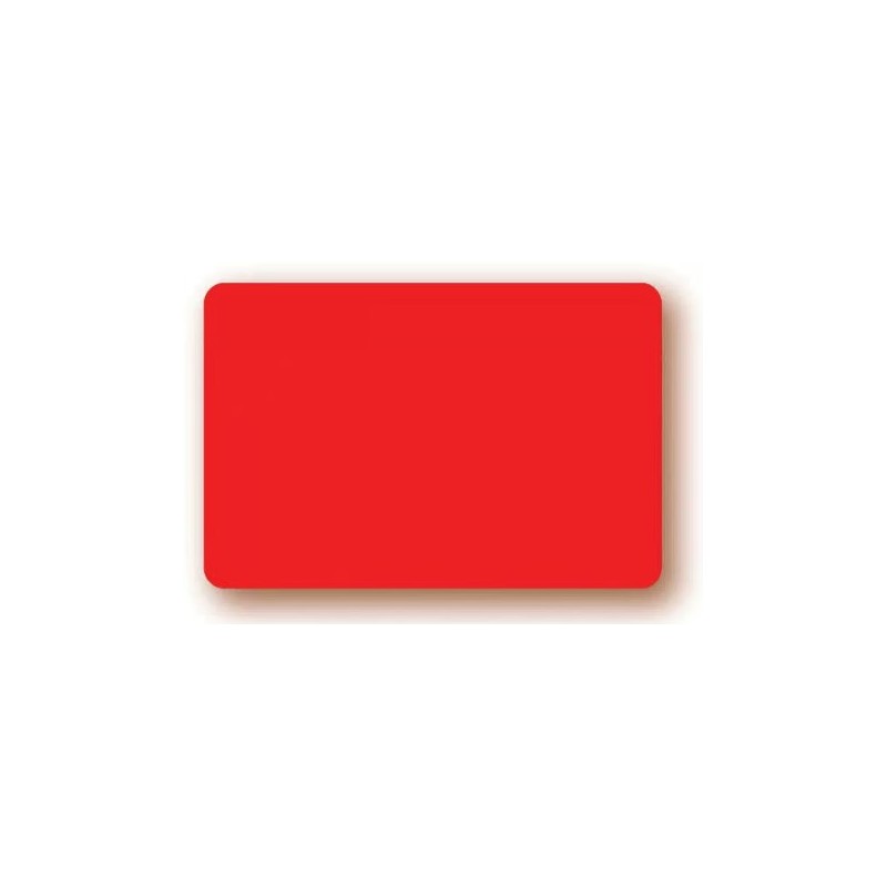 ÉTIQUETTE 100x70 mm fluo rouge, sans roulettes, sans attachement (lot